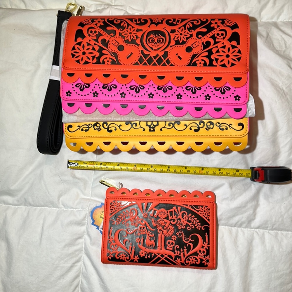 Disney coco loungefly purse w/ wallet NEW